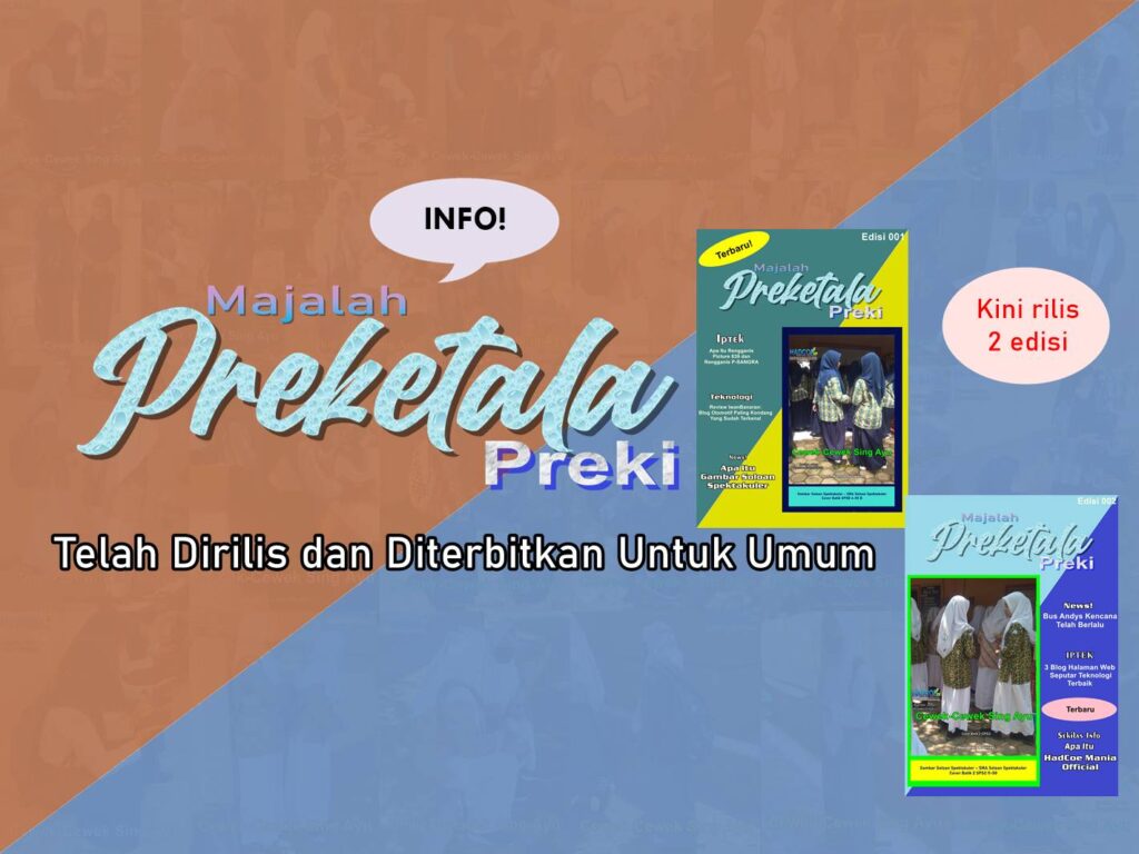 Majalah Preketala Preki Telah Dirilis dan Diterbitkan Untuk Umum